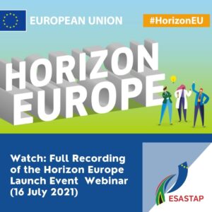 ESASTAP Horizon Europe Webinar Recording