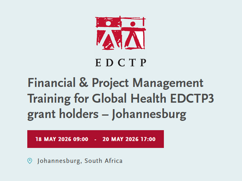Financial & Project Management Training for Global Health EDCTP3 grant holders 2026