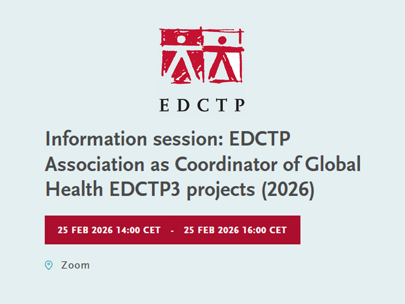 Info Session EDCTP Association as Coordinator of Global Health EDCTP3 projects 2026